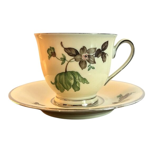 Vintage KPM Kjobenhavns Porcellains Maleri Floral Tea Cup & Saucer Set Porcelain - Picture 2 of 9